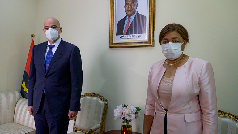 Ν. Δένδιας: Η Ελλάδα έτοιμη να βοηθήσει στην εμβάθυνση των σχέσεων ΕΕ-Ανγκόλας